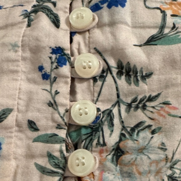 KOCH Blush flower Piper cropped top size small - puff sleeves. - Picture 4 of 9